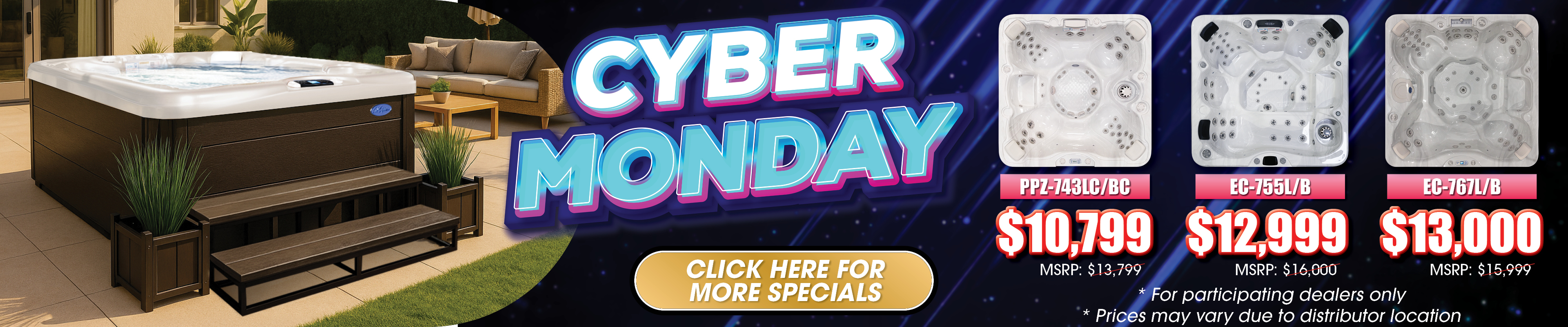 Calspas hot tub being used in a family setting - Arlington Heights